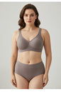 Seamless push up bra for women plus size wireless design