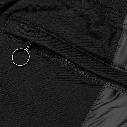 Stacked Puffer Sweatpant - Black