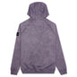 Dust Color Treatment Hoodie - Magenta Melange