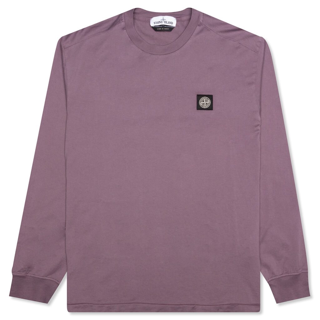 Garment Dyed L/S T-Shirt - Magenta