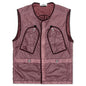 Lamy Flock Waistcoat - Dark Burgundy