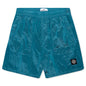 Nylon Metal Swim Trunks - Turquoise