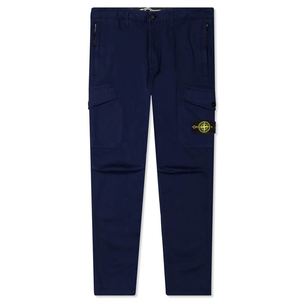 Stretch Gabardine Pants - Marine Blue