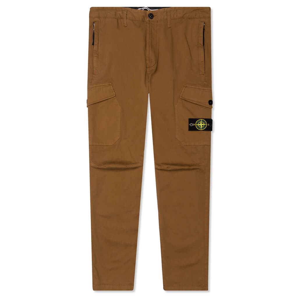 Stretch Gabardine Pants - Tobacco