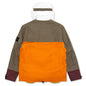 Tela Placcatta Bicolore Hooded Field Jacket - Orange