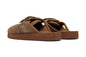 Suicoke x John Elliott Sherpa Fleece Sliders - Brown