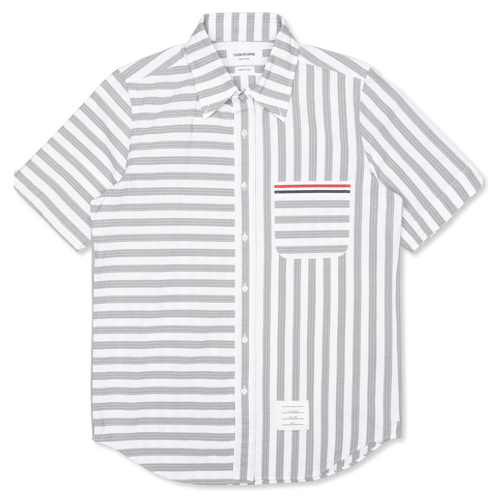 Button Down S/S Shirt - Medium Grey