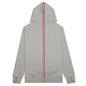 Zip-Up Pullover Hoodie - Light Grey