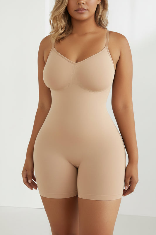 Tummy control seamless body shaper for women