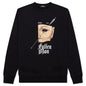 Fallen Man Face Pullover - Black