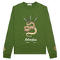 Fallen Man Snake Pullover - Khaki