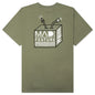 Feature x MAD Gallery x Pretty Done Direction Tee - Oil Green