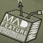 Feature x MAD Gallery x Pretty Done Direction Tee - Oil Green