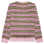 Pink Striped Mohair Sweater - Quartz