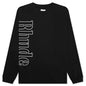 Side Logo L/S Tee - Vintage Black