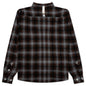 Abc. Flannel Plaid Puffer Quilted Jacket - Blue