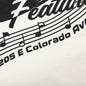 Feature x Analog Dope Spin Vinyl Tee - Cannoli Cream