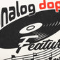 Feature x Analog Dope Spin Vinyl Tee - Cannoli Cream