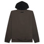 Nylon Fleece Hoodie - Ink/Jet Black