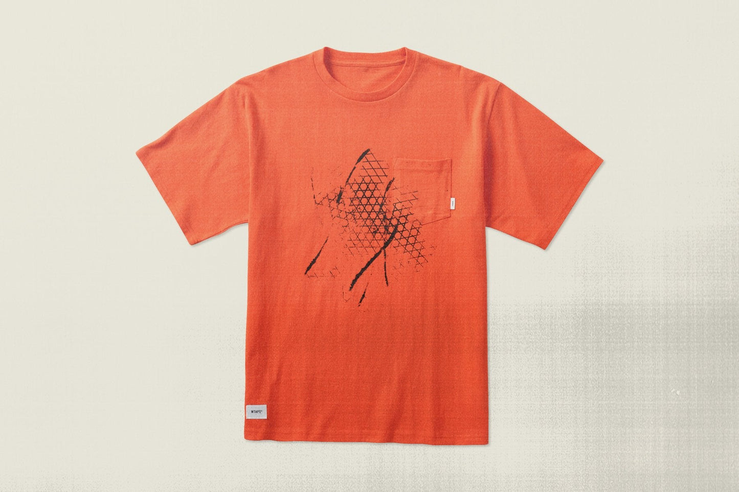 Vans x WTAPS S/S Tee - Mandarin Red