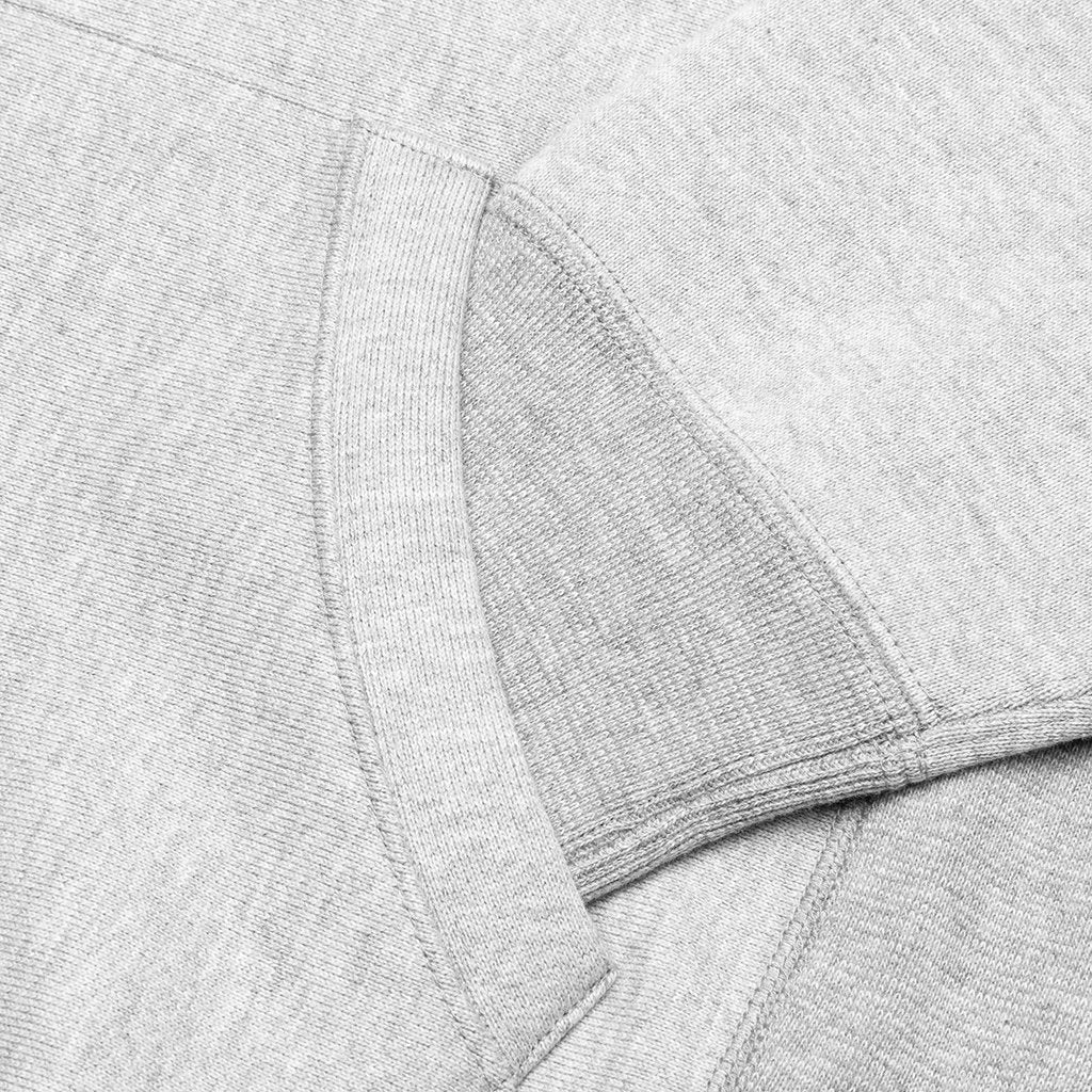 Heavy Weight Pullover Hooded Sweatshirt Type 2 - Grey